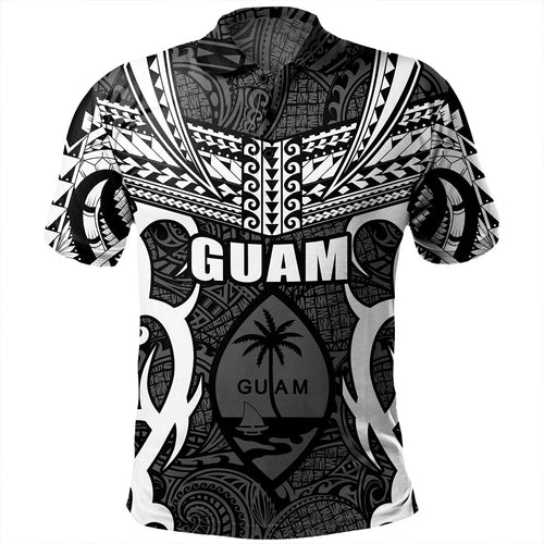 Guam Polo Shirt Coat Of Arms Tribal Tattoo Concept