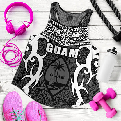Guam Women Tank Coat Of Arms Tribal Tattoo Concept