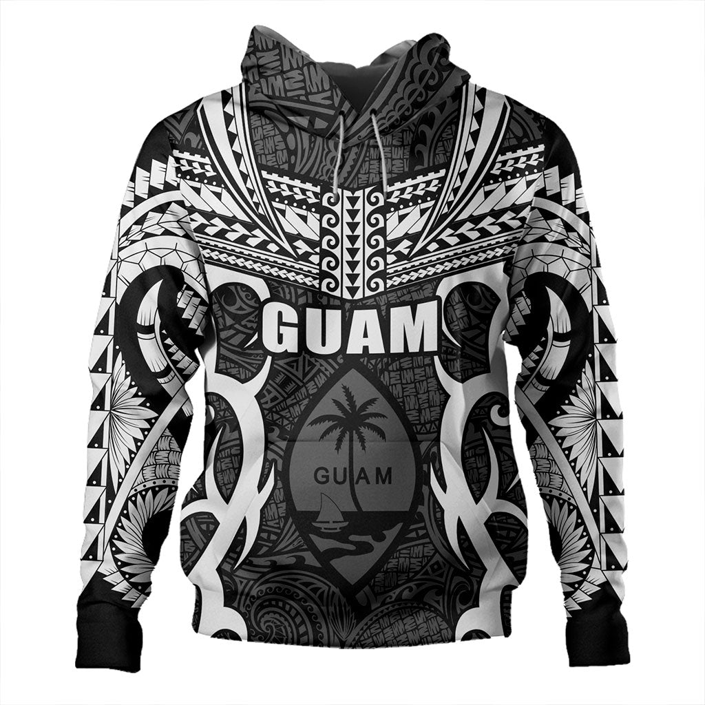 Guam Hoodie Coat Of Arms Tribal Tattoo Concept
