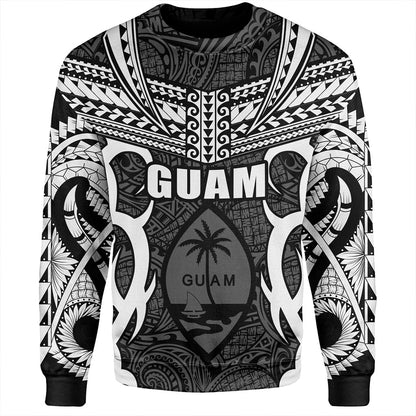 Guam Sweatshirt Coat Of Arms Tribal Tattoo Concept
