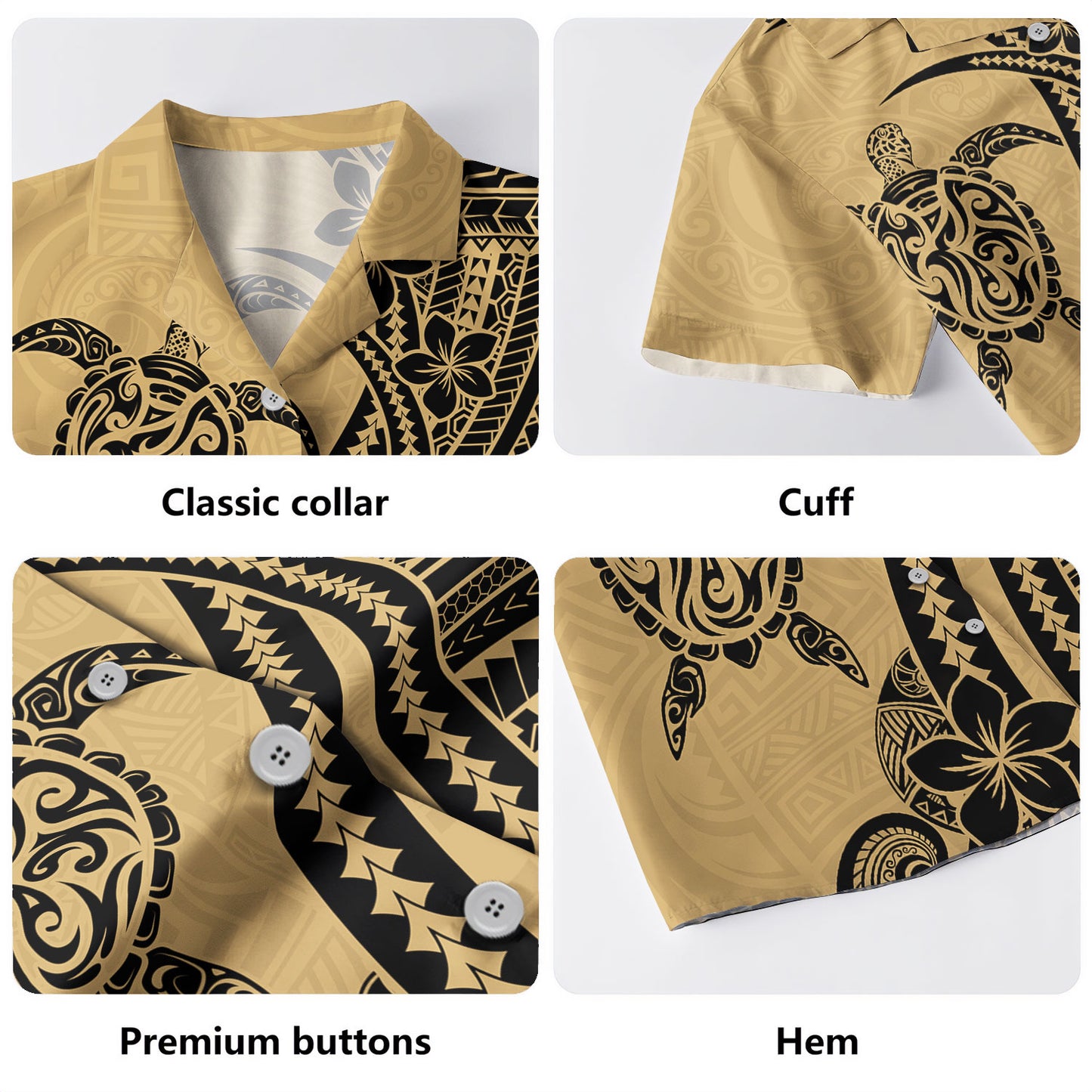 Hawaii Hawaiian Shirt Turtle Polynesia Tattoo Ocean Soul