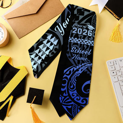 Hawaii Graduation Stole Custom Class 2026 Of Kakau Style