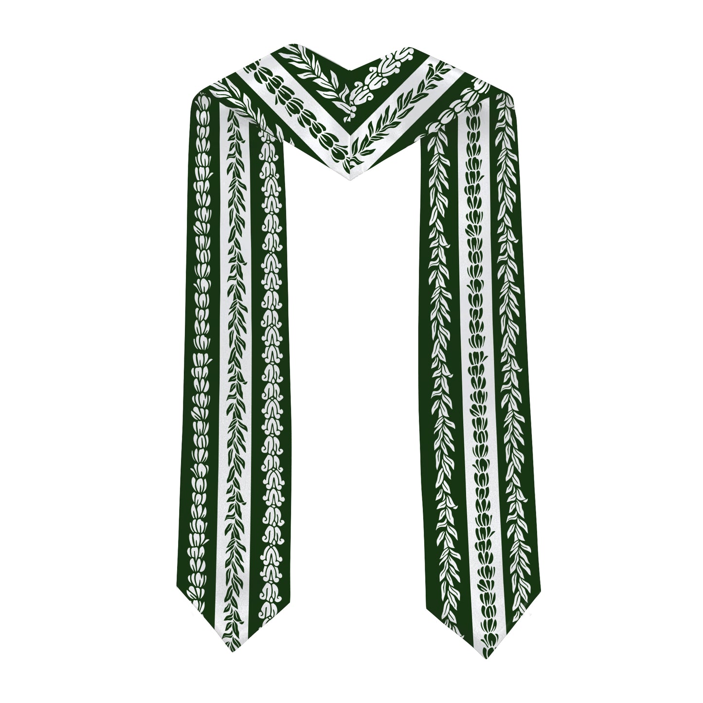 Hawaii Graduation Stole Aloha Flag With Flower Lie Beautiful Ver.1