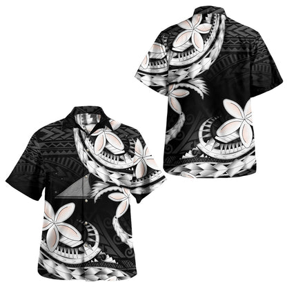 Tokelau Combo Puletasi And Shirt Polynesian Patterns Plumeria Flowers Special Style