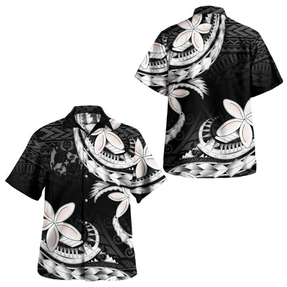 Tonga Combo Off Shoulder Long Dress And Shirt Polynesian Patterns Plumeria Flowers Special Style