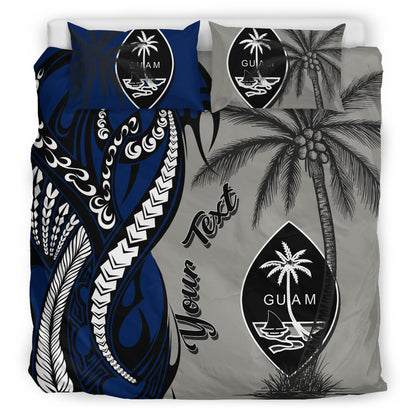 Guam Custom Personalized Bedding Set - Classical Coconut Tree