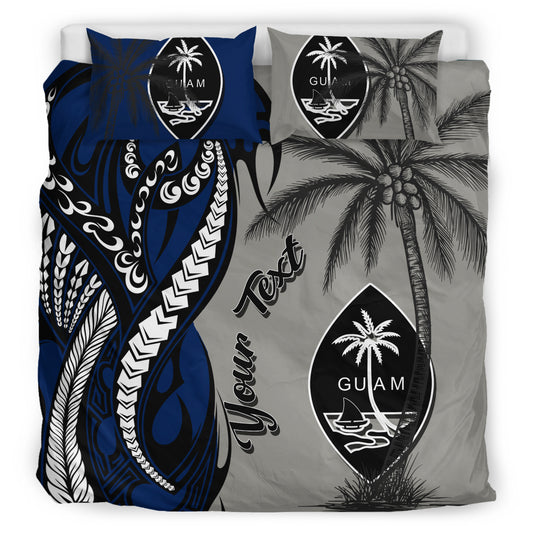 Guam Custom Personalized Bedding Set - Classical Coconut Tree