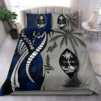 Guam Custom Personalized Bedding Set - Classical Coconut Tree