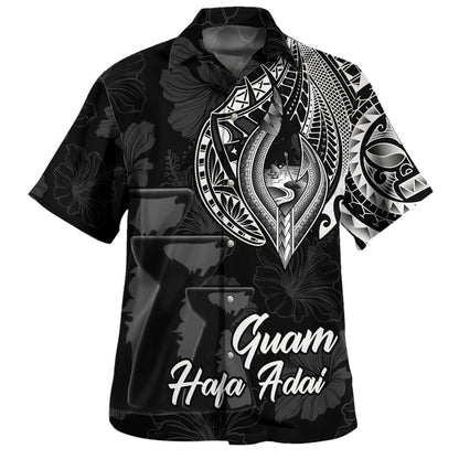 Gambier Islands Hawaiian Shirt Polynesian Coat Of Arms Tribal Tattoo