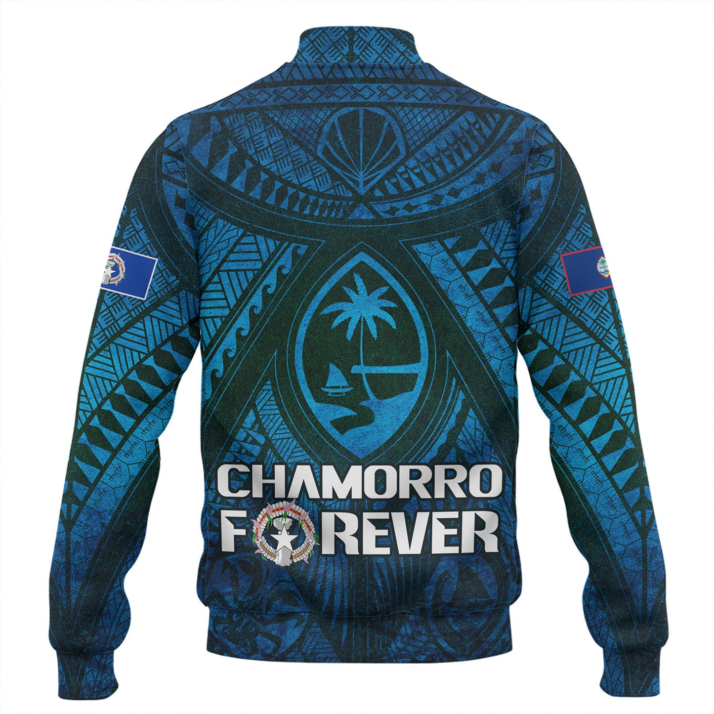 Guam Custom Personalised Baseball Jacket Mariana Islands Chamorro Forever Style