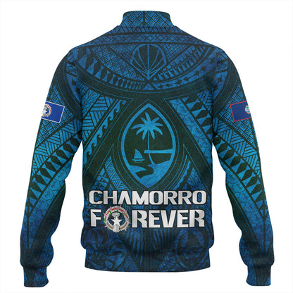 Guam Custom Personalised Baseball Jacket Mariana Islands Chamorro Forever Style