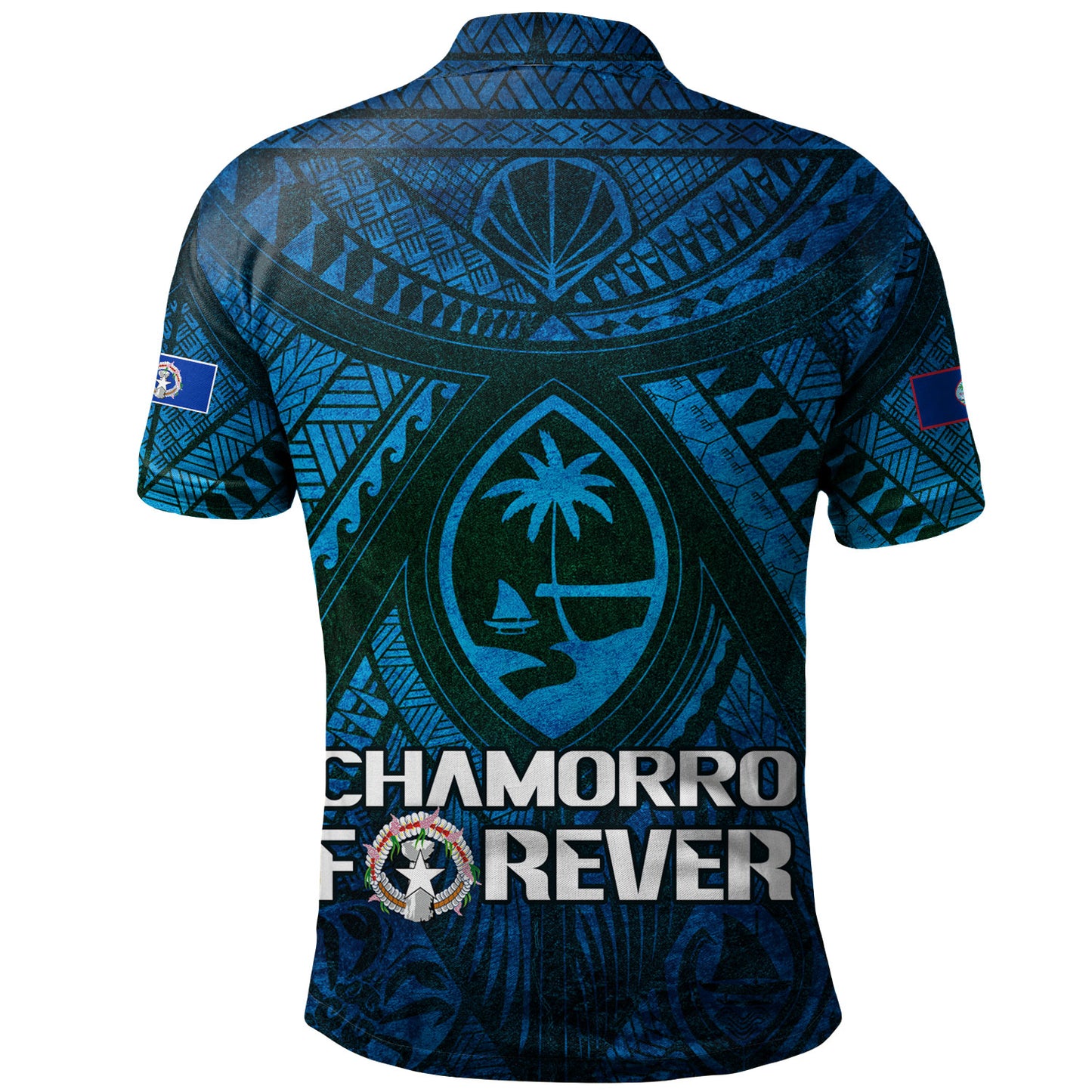 Guam Custom Personalised Polo Shirt Mariana Islands Chamorro Forever Style