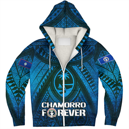 Guam Custom Personalised Sherpa Hoodie Mariana Islands Chamorro Forever Style
