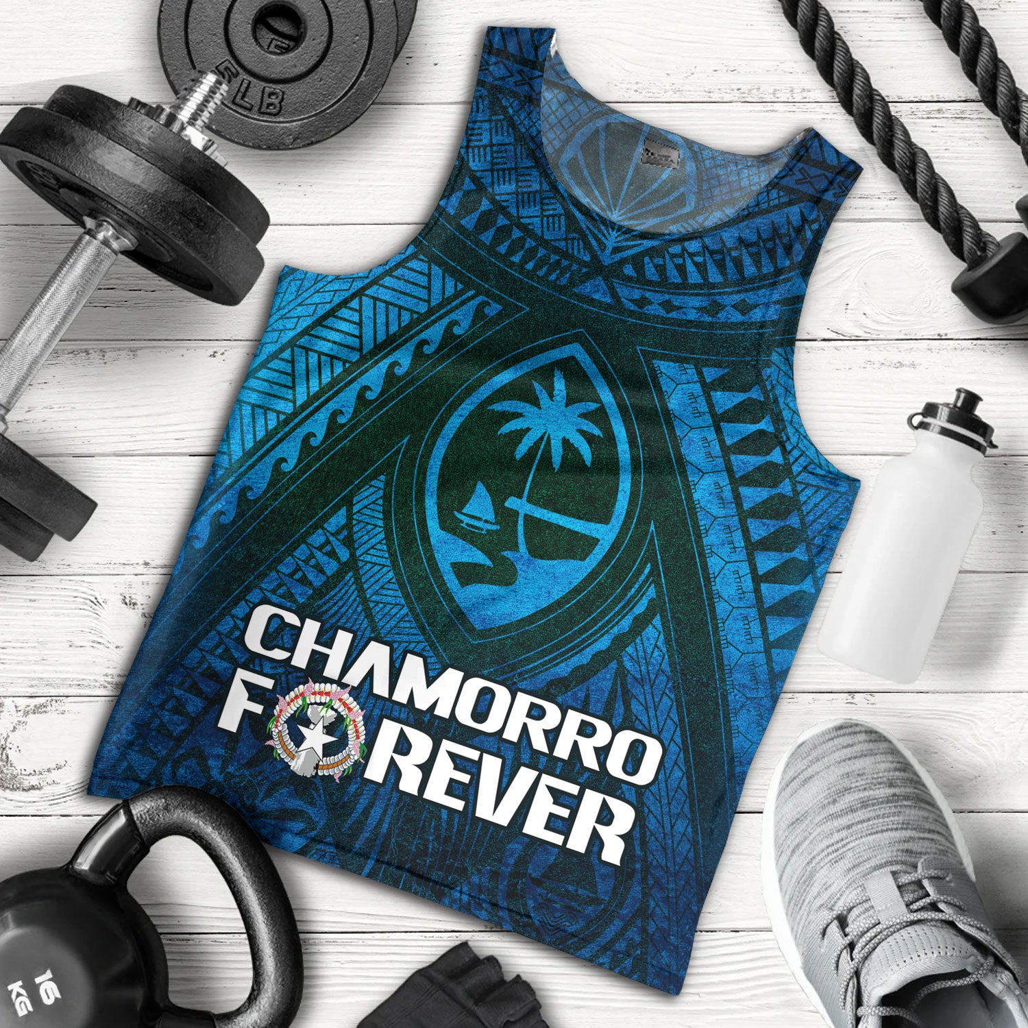 Guam Custom Personalised Tank Top Mariana Islands Chamorro Forever Style