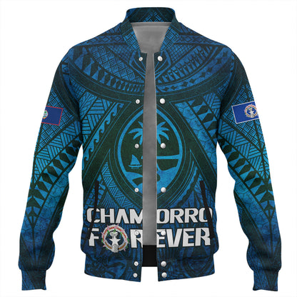 Guam Custom Personalised Baseball Jacket Mariana Islands Chamorro Forever Style