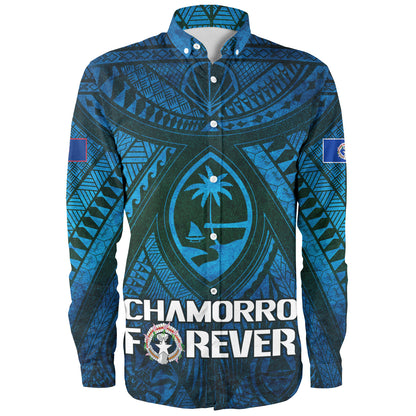 Guam Custom Personalised Long Sleeve Shirt Mariana Islands Chamorro Forever Style