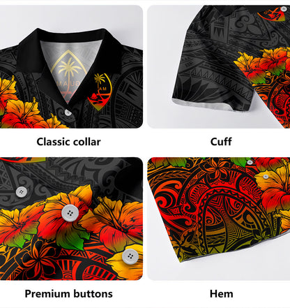 Guam Hawaiian Shirt Style Tropical