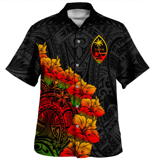 Guam Hawaiian Shirt Style Tropical