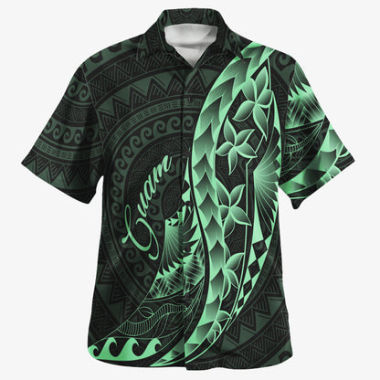 Guam Custom Personalised Hawaiian Shirt Polynesian Pattern Style
