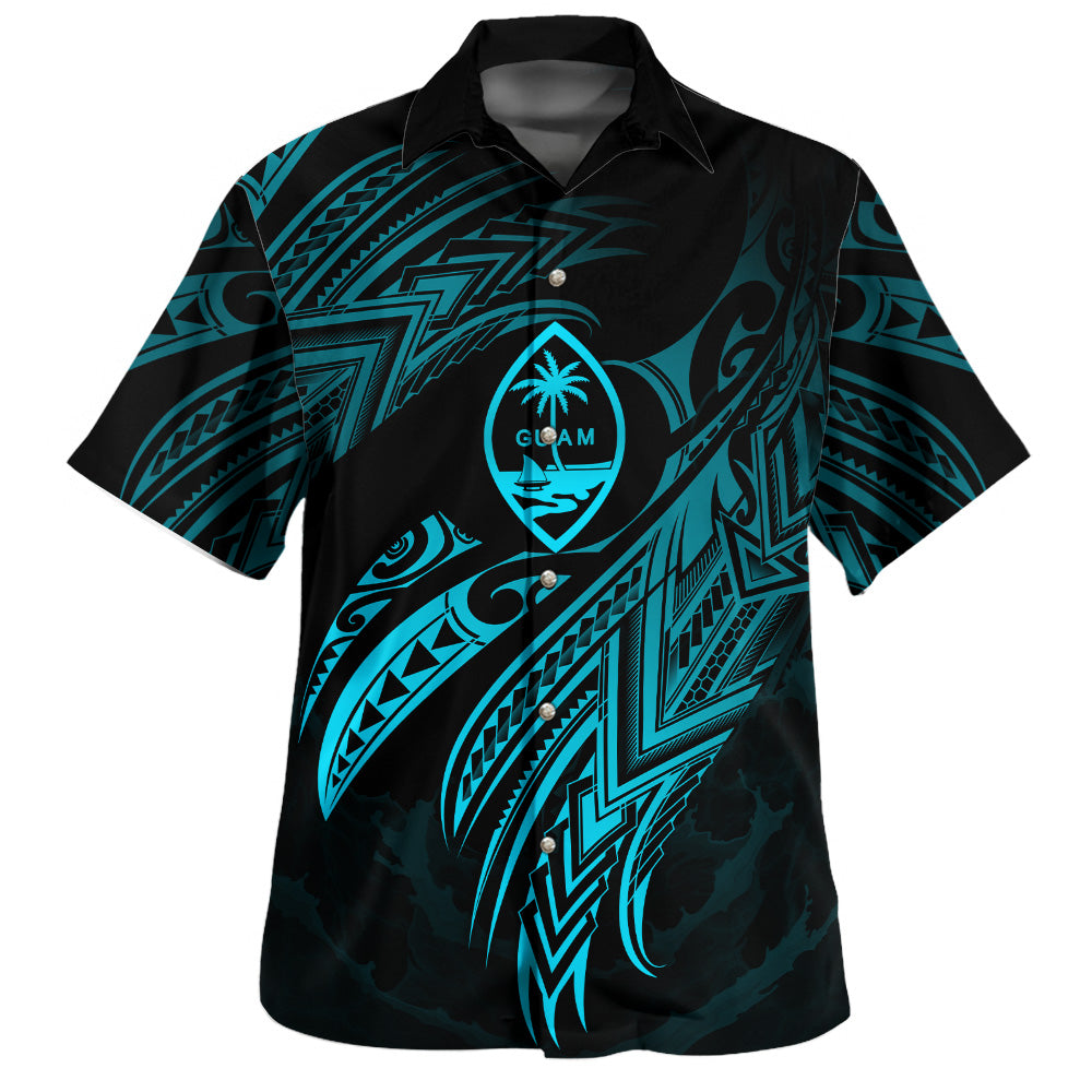 Guam Custom Personalised Hawaiian Shirt Legend Color Version