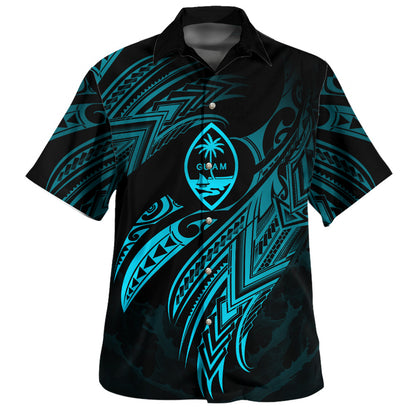 Guam Custom Personalised Hawaiian Shirt Legend Color Version
