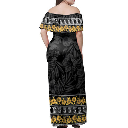 Guam Combo Dress And Shirt Hibiscus Chamorro