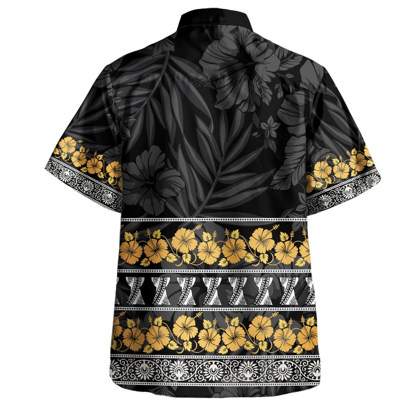 Guam Combo Dress And Shirt Hibiscus Chamorro