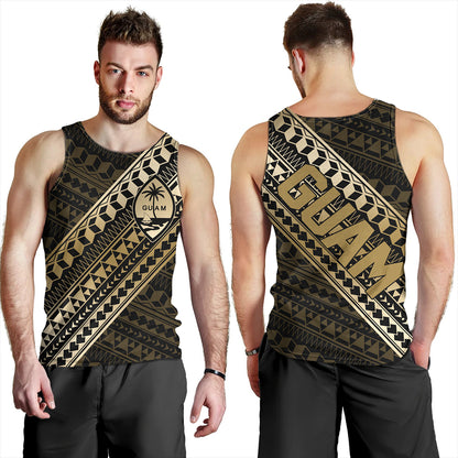 Guam Tank Top Tribal Tattoo Style