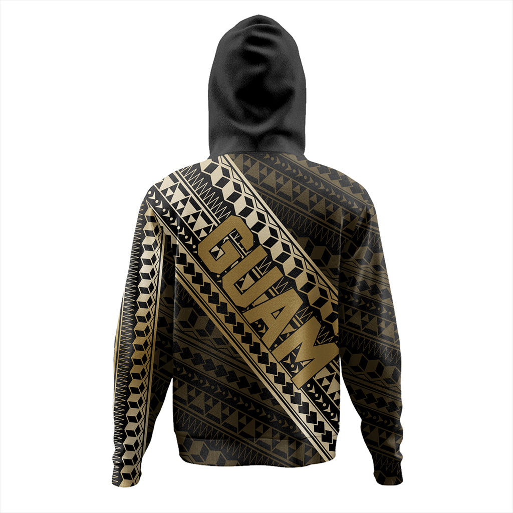 Guam Hoodie Tribal Tattoo Style