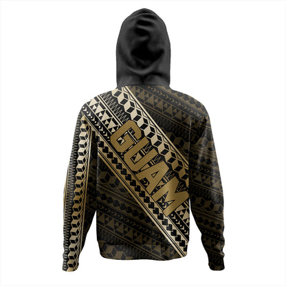 Guam Hoodie Tribal Tattoo Style