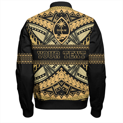 Guam Bomber Jacket Custom Micronesian Gold Luxury Style