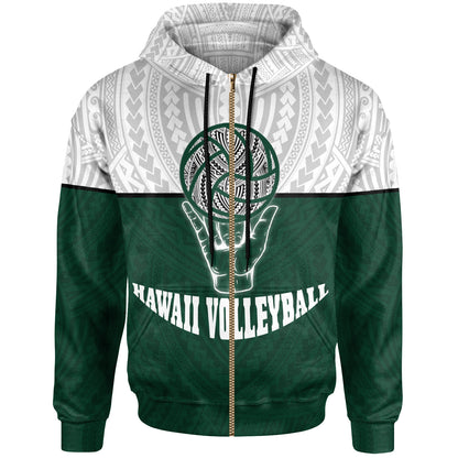 Hawaii All Over Hoodie - Volleyball Shaka