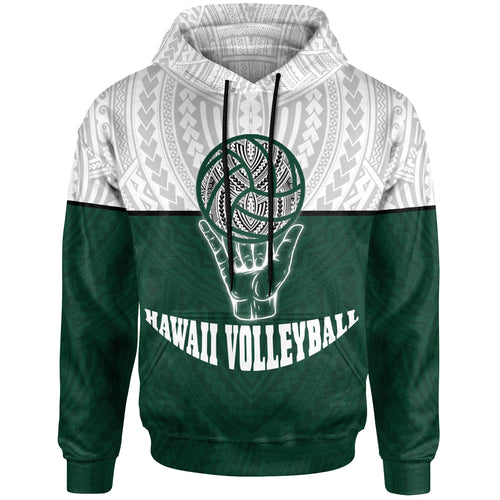Hawaii All Over Hoodie - Volleyball Shaka