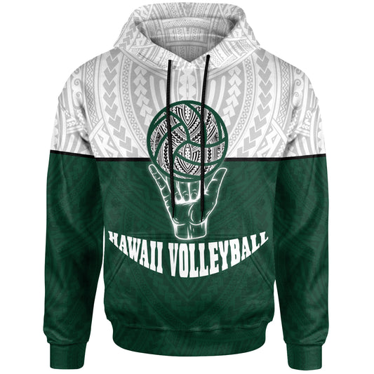 Hawaii All Over Hoodie - Volleyball Shaka