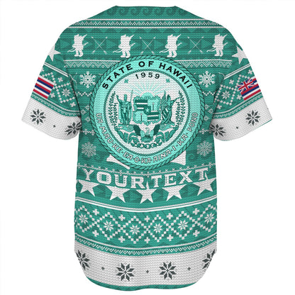 Hawaii Baseball Shirt Custom Ugly Gnome Packing Out a Unicorn Hawaiian Christmas