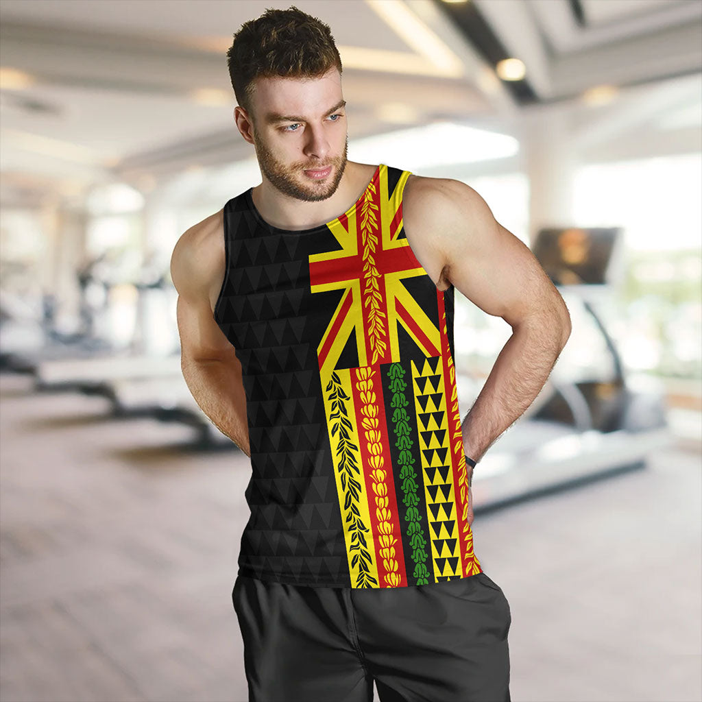 Hawaii Tank Top Kanaka Maoli With Flower Lie Beautiful