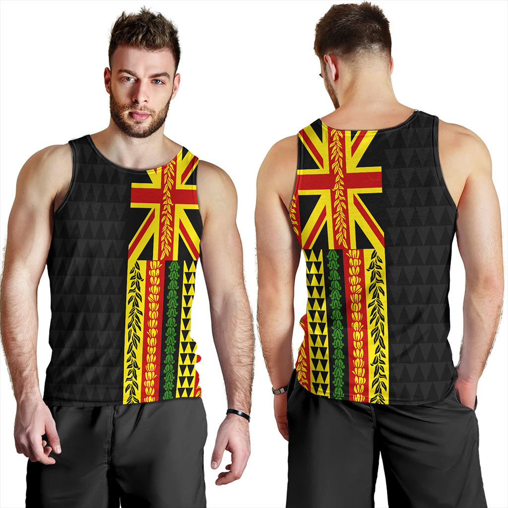 Hawaii Tank Top Kanaka Maoli With Flower Lie Beautiful