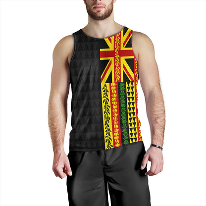 Hawaii Tank Top Kanaka Maoli With Flower Lie Beautiful