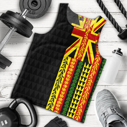 Hawaii Tank Top Kanaka Maoli With Flower Lie Beautiful