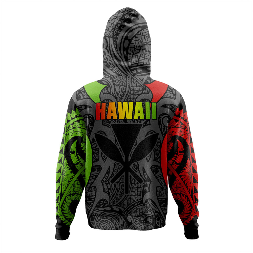 Hawaii Hoodie Kanaka Tribal Tattoo Concept