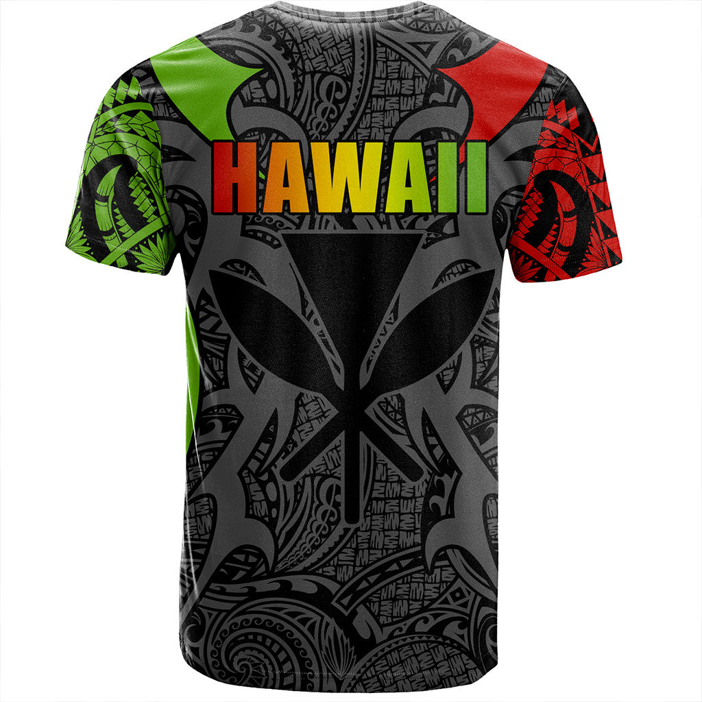 Hawaii T-Shirt Kanaka Tribal Tattoo Concept