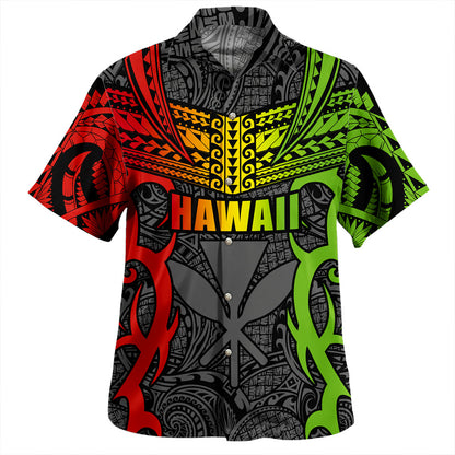 Hawaii Hawaiian Shirt Kanaka Tribal Tattoo Concept