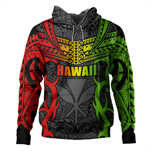 Hawaii Hoodie Kanaka Tribal Tattoo Concept