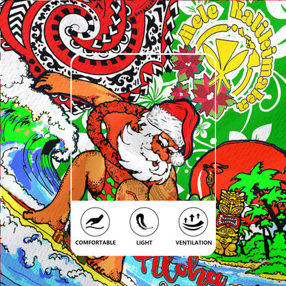 Hawaii Rugby Jersey Mele Kalikimaka & Hauoli Makahiki Hou Hawaiian Tatau Christmas