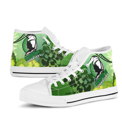 Hawaii High Top Shoes - Kapaa High School Polynesian Tribal Pattern