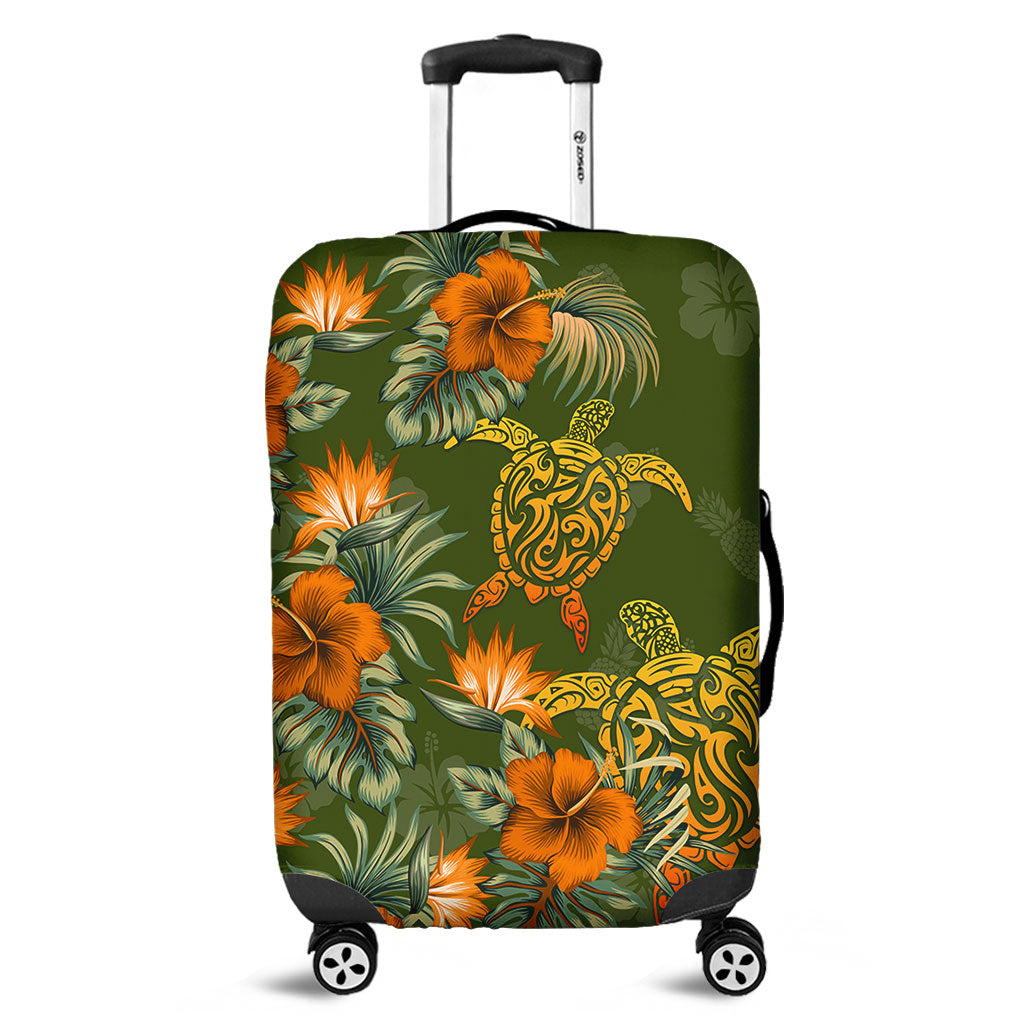Polynesian Luggage Cover Polynesian Tropical Summer