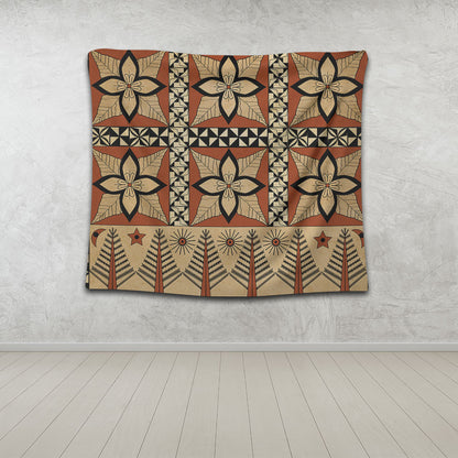 Tonga Tapestry Tapa Motif