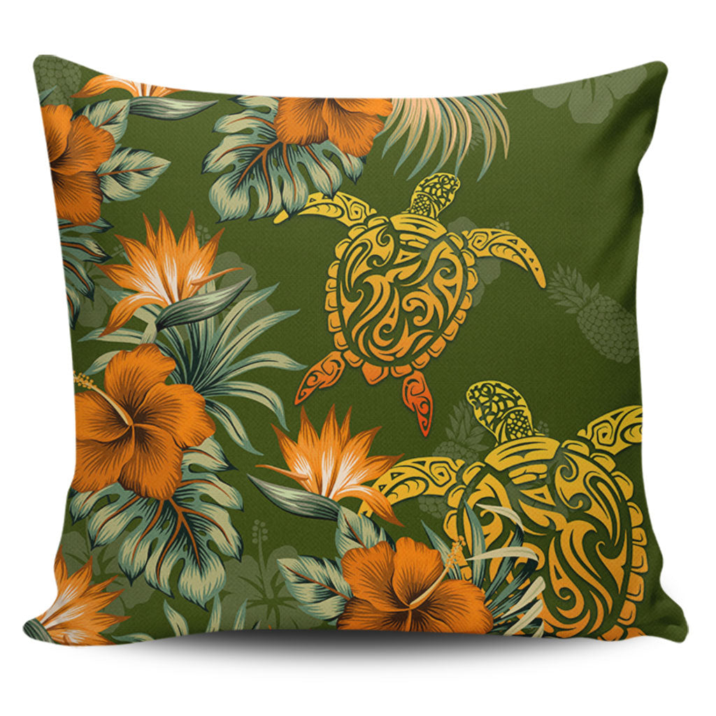 Polynesian Pillow Cover Polynesian Tropical Summer