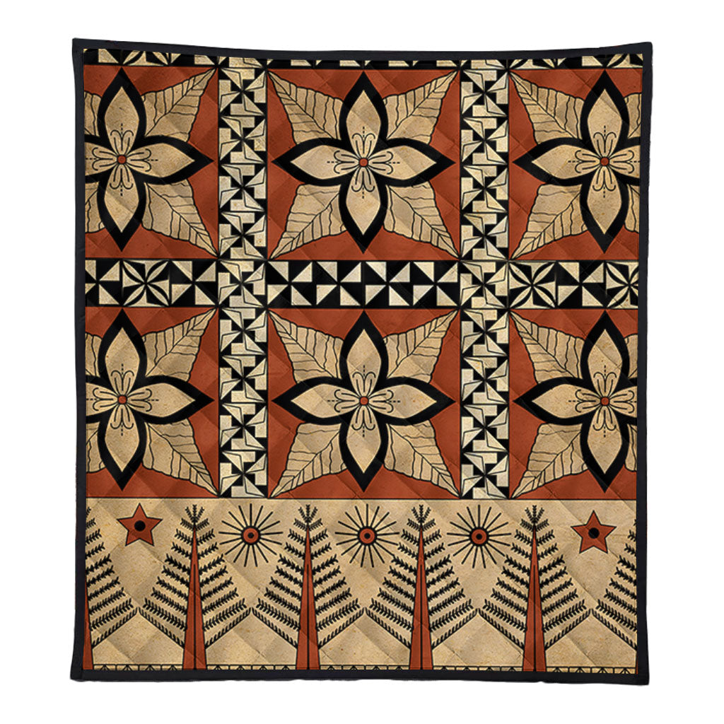 Tonga Premium Quilt Tapa Motif