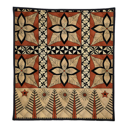 Tonga Premium Quilt Tapa Motif